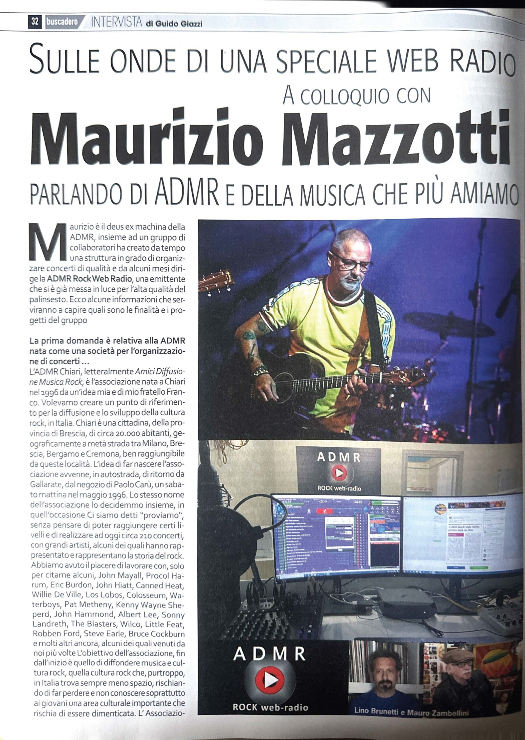 Buscadero Colloquio con Maurizio Mazzotti p1